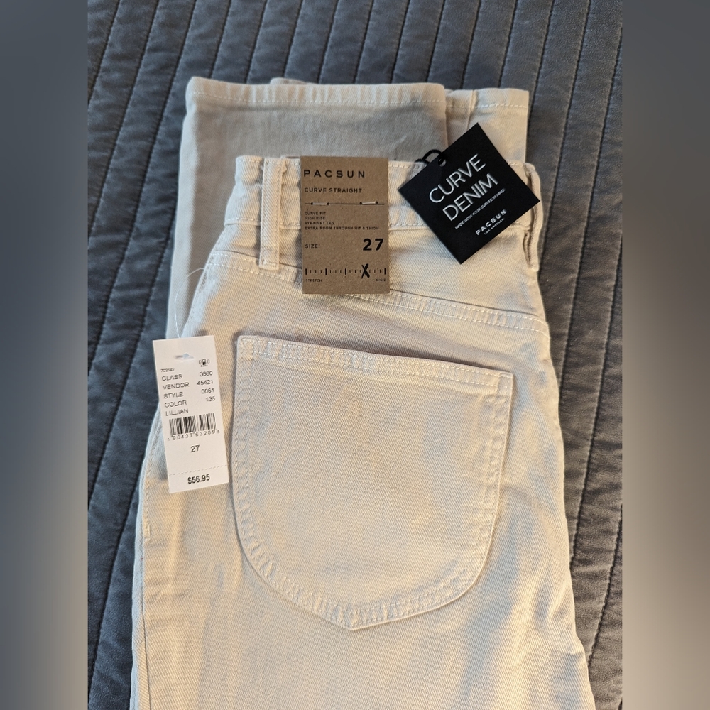 Tan mom jeans